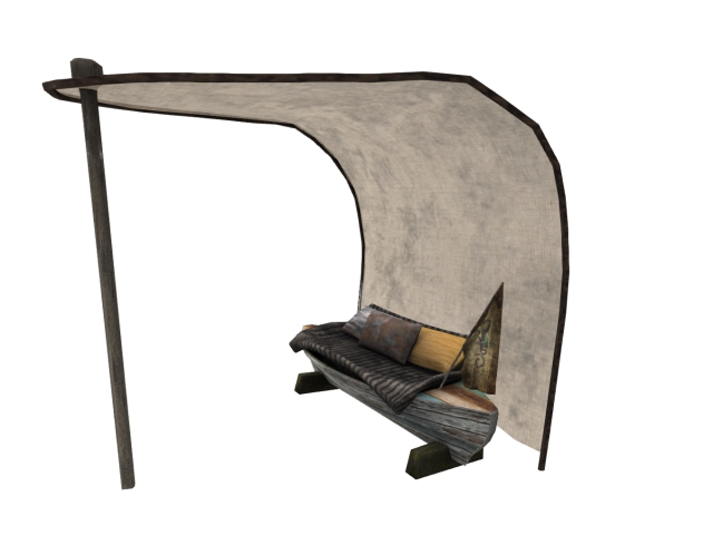 1. Kei's Pirate Boat Bench ULTRARARE