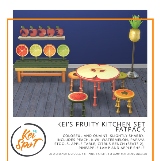 Kei's Fruity Kitchen Set Fatpack