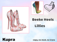 Beeke heels lillies for Kupra