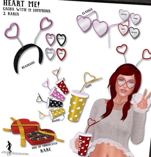 *~*HopScotch*~* Heart Me! Gacha - Cup Red