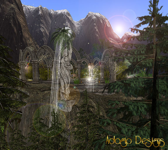 Woman Statue Pouring Water