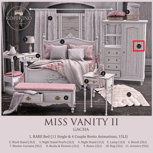 11. KOPFKINO - Miss Vanity II - Armoire COMMON