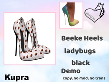 demo Beeke heels ladybugs for Kupra