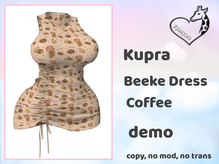 Demo Kupra Dress Beeke  Coffee