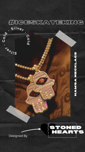 StonedXHearts - Hamsa Necklace