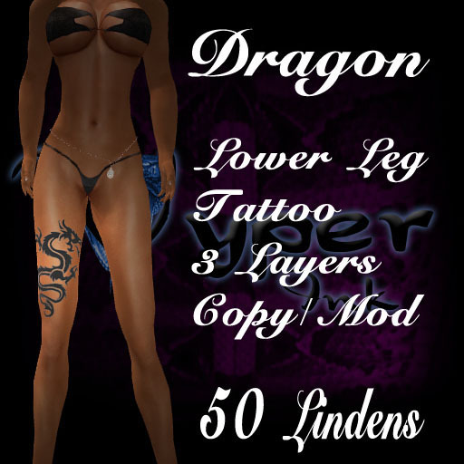 Dragon Tattoo Upper Thigh