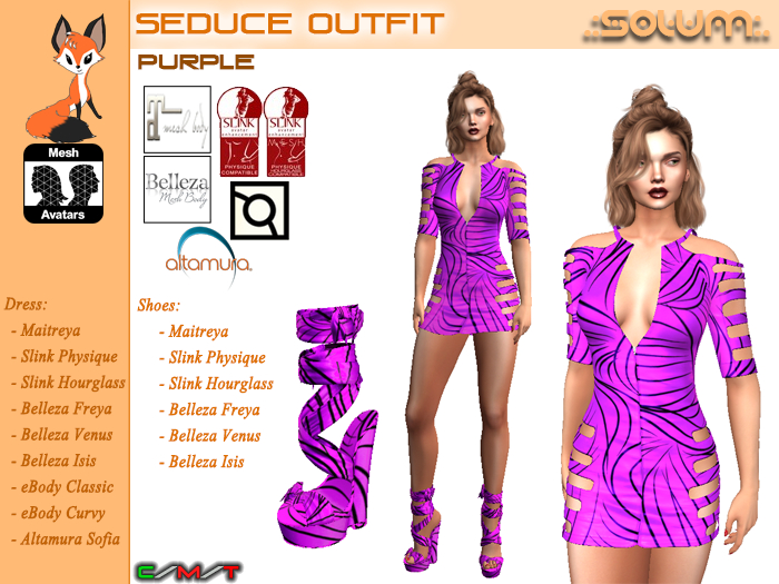 .Solum. Seduce Outfit - Purple