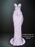 POISON ROUGE Yeriak Dress Purple