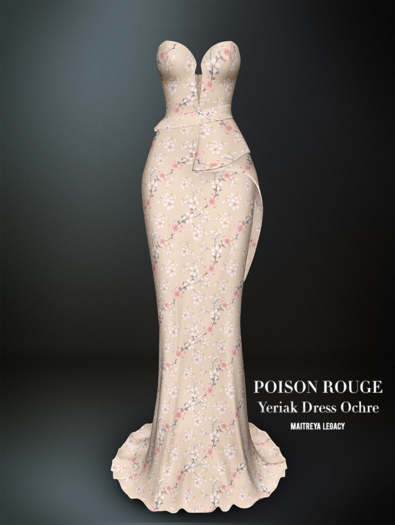 POISON ROUGE Yeriak Dress Ochre