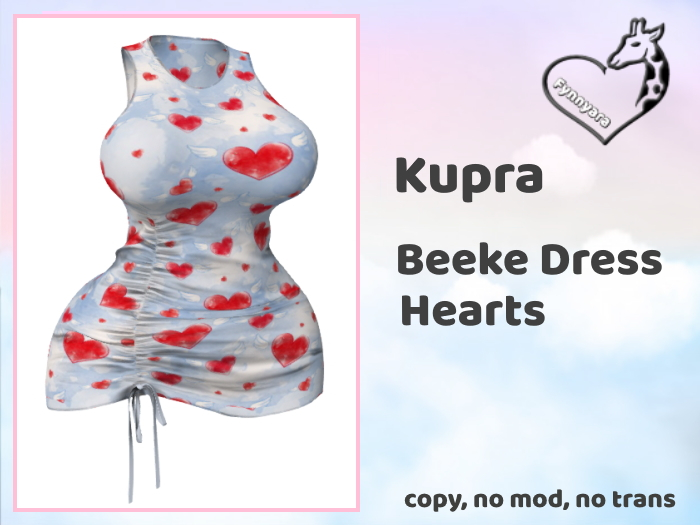 Kupra Dress Beeke Hearts