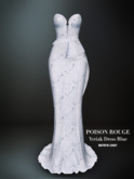 POISON ROUGE Yeriak Dress Blue