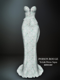 POISON ROUGE Yeriak Dress Aqua 