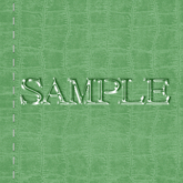 Zoy Texture [ Cable knit stripe Leather with stitching 08 ] Seamless - L Green