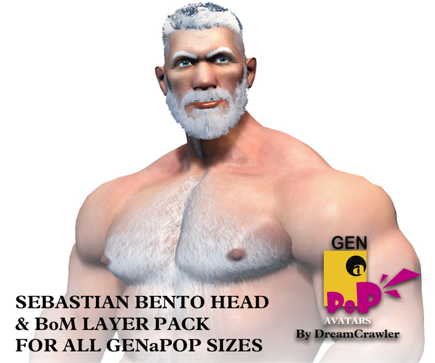 GENaPOP BILL Human Sebastian + BoM Layer Pack