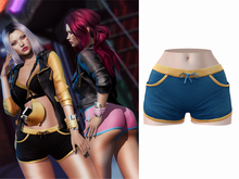 -[ vagrant ]- Andrea Shorts - Blue
