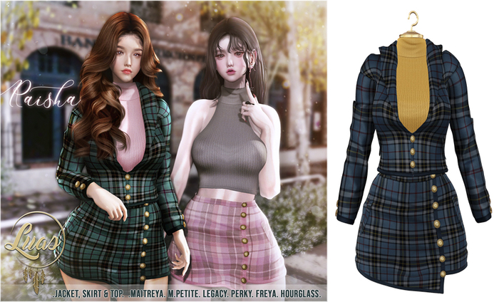 Luas Raisha Blue & Mustard