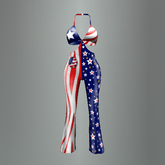 Patriotic Disco Queen Maitreya Jumpsuit
