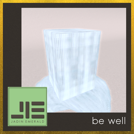 PROMO ➛ Eisblock (Ice Block) Table, Solid Ice, Stylized, with Puddle, Holiday or Anytime Fun - C/M (Wear to Unpack)