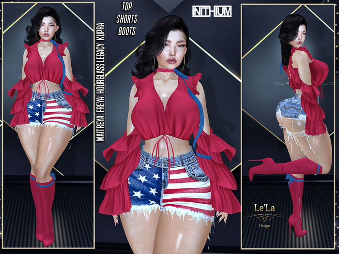 {Le'La} Alla 4th July Outfit