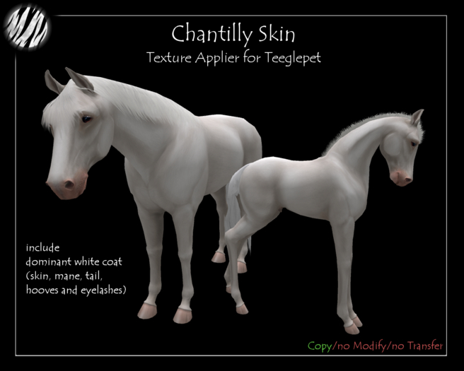 [SM] "Chantilly" dominant white skin Applier