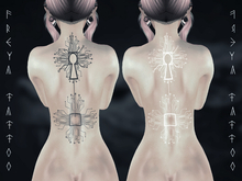Freya Tattoo BOM -  Back Cyber tintable WOMAN