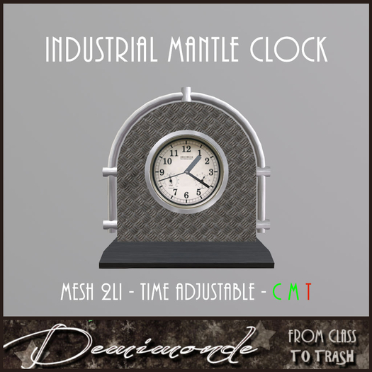 [CYN] Industrial Mantle Clock