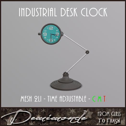 [CYN] Industrial Desk Clock