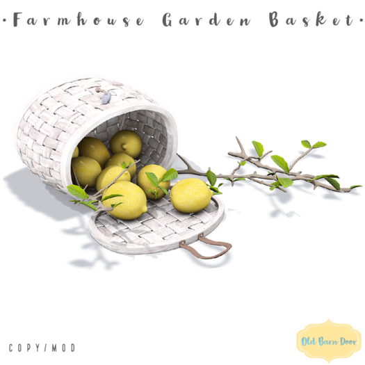 {OBD} Farmhouse Garden Basket 