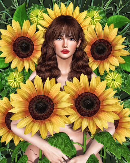  Pose Queen Sunflower