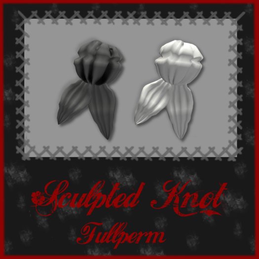 sculpted knot/tape boxed