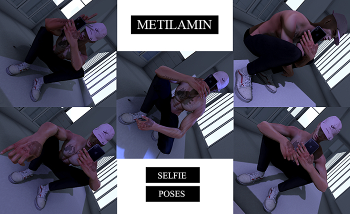 BENTO"METILAMIN".Male Poses .selfie set.67
