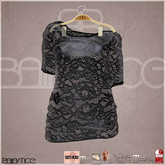 Baiastice_Playa Shirt-Black