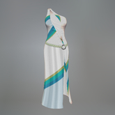 Sky Rainbow Slink Dress