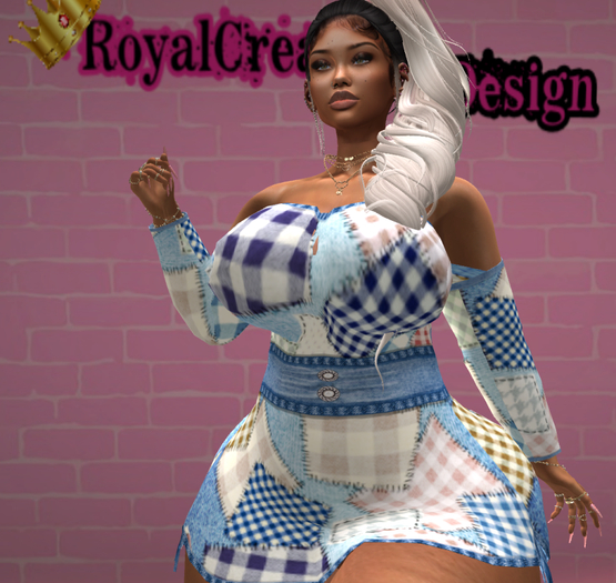 RAG DOLL DRESS FABRIC PIECES