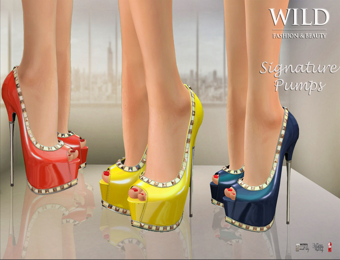 :::WILD:::Fashion Signature Pumps*OUTLET PRICE* 