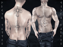 Freya Tattoo BOM - Arms belly back - tintable Cyber MEN