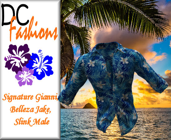 DC Fashions Aloha Baby Blue