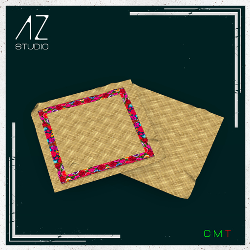 [AZ] STUDIO Goa Party - Flower Power Natural Rug V.2
