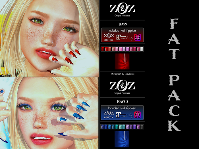 {ZOZ} Rays / 2 Fat Pack (wear)