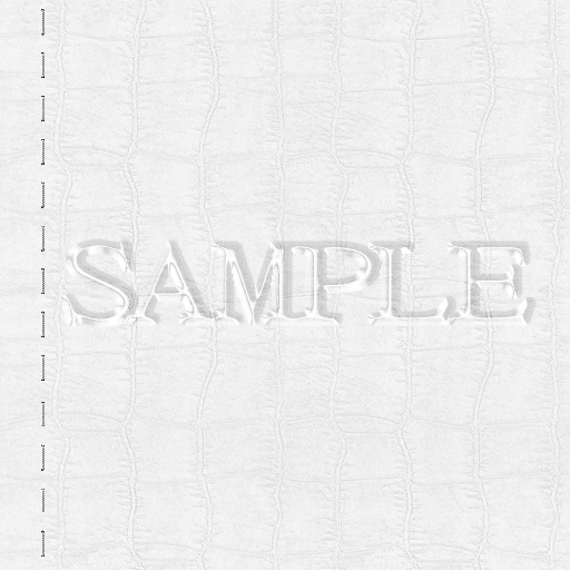 Zoy Texture [ Cable knit stripe Leather with stitching 09 ] Seamless - Clear White