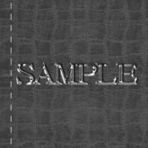 Zoy Texture [ Cable knit stripe Leather with stitching 09 ] Seamless - Dark Gray