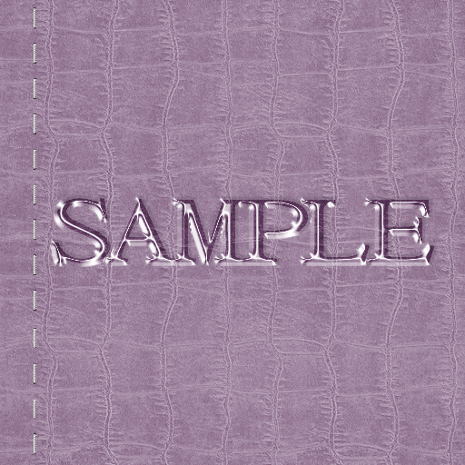 Zoy Texture [ Cable knit stripe Leather with stitching 09 ] Seamless - Lavender