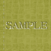 Zoy Texture [ Cable knit stripe Leather with stitching 09 ] Seamless - Moss Green