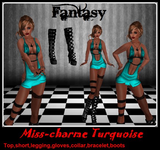 Miss-Charme Turquoise
