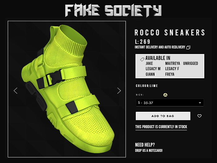 Fake Society x Rocco Sneakers [Green]