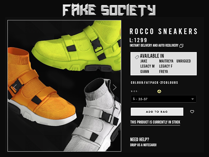 Fake Society x Rocco Sneakers [Fatpack]