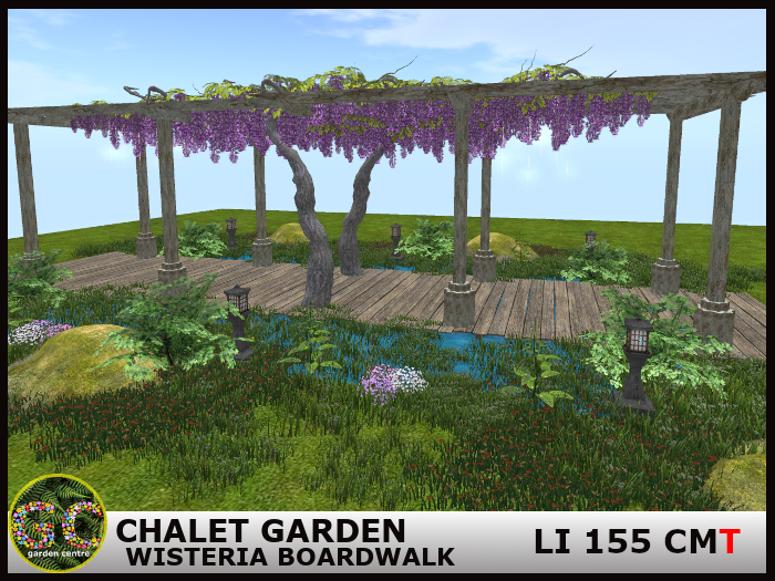 CHALET GARDEN - WISTERIA ARBOUR