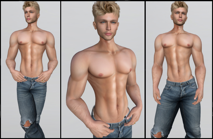 Male Body Shape Kaiden - Catwa Skell - Belleza