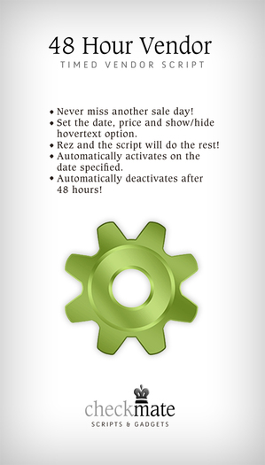 checkMATE - 48 Hour Sale Vendor (BOXED)