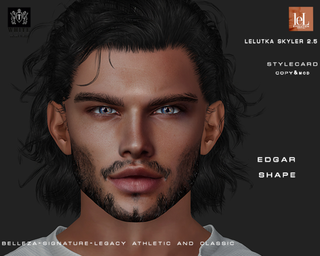 ::TW:: SHAPE EDGAR LELUTKA  HEAD SKYLER.2.5